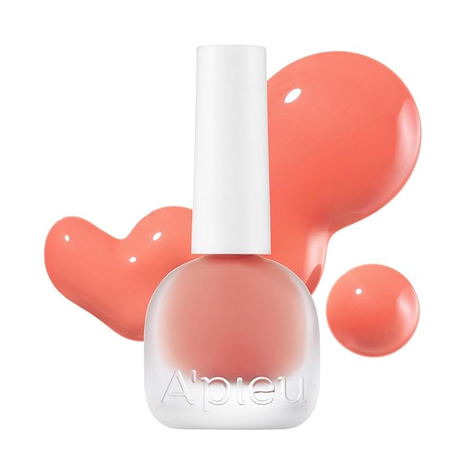 A'PIEU Juicy-Pang Water Blusher [CR02] – Fruity Liquid Blush for Cheeks, Buildable & Blendable Color, Hydrating Dewy Finish with Fruit Extract Blend & Rose Flower Water, 0.31 fl oz