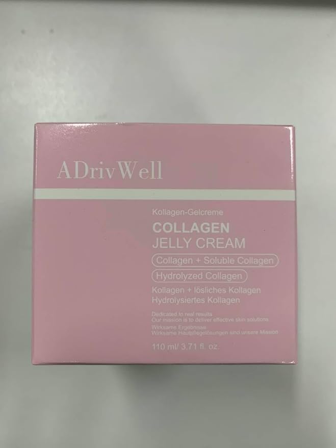 Collagen Jelly Cream,Korean Face Moisturizer with Niacinamide&Freeze-Dried Hydrolyzed Collagen,Glow Hydration & Anti-Aging Skincare for Fine Lines,& Dullness,24 Hour Hydration(3.71 fl.oz.)