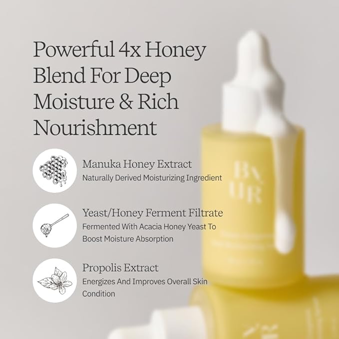 ByUR Honey Gorgeous Keep Moisturizing Toner Pads & Serum Duo - Deeply Hydrating & Nourishing, Firming & Elasticity Care for Dry Skin, Restore Skin Barrier, Honey & Ceramides, Facial Pore Care KBeauty