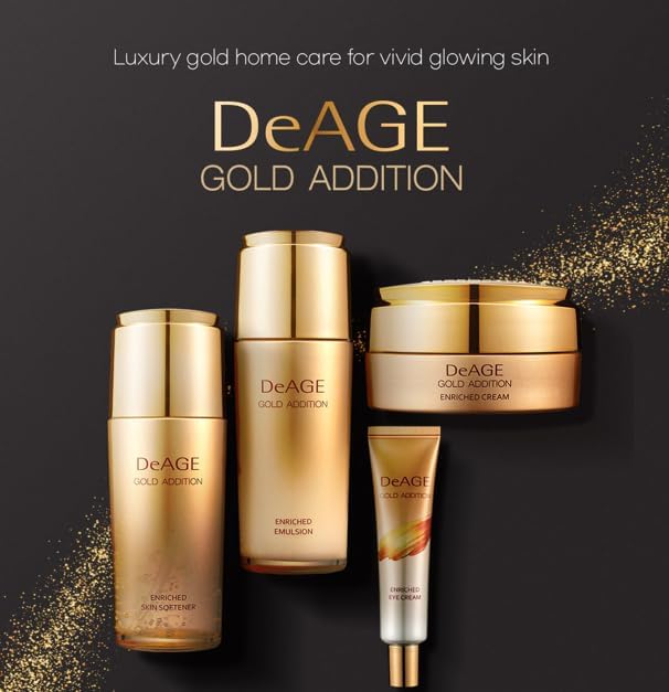 CHARMZONE DeAge Gold Addition Enriched Skin Softener – Hydrating & Firming Toner with Botanical & Fermented Extracts (110ml / 3.72 fl.oz)