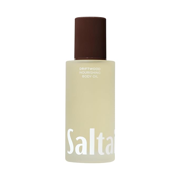 Saltair Body Oil – Silky After Shower and Bath Dry Oil for Women and Men – Non-Greasy, Well-Absorbing Moisturizer for Hydrating Dry Skin – Driftwood Scent, 4oz