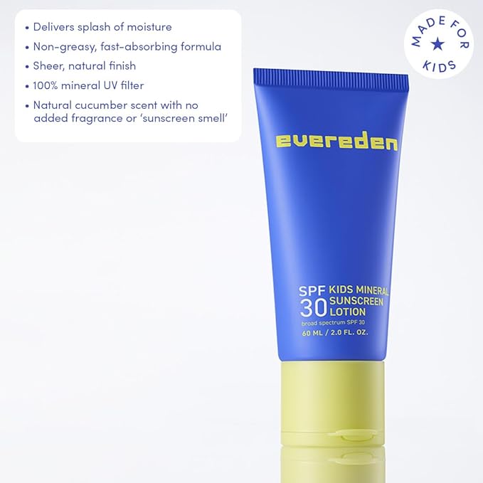 Evereden Nourishing Baby Face Cream, 1.7 oz & Premium Sunscreen SPF 30, 2 fl oz. | 2 Item Bundle Set | 100% Mineral Sunscreen with Zinc Oxide | Clean Baby Skincare