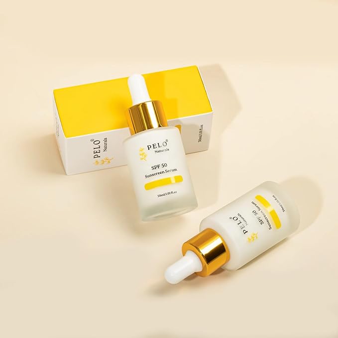 SPF 50 Serum- Lightweight Mineral Facial Sunscreen for All Skin Types- Dewy Glow, No White Cast- Sunscreen for Face with Zinc Oxide, Titanium Dioxide 1oz