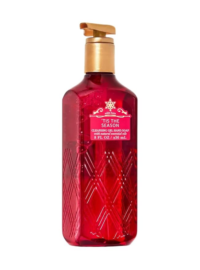 Bath & Body Works Gel Hand Soap, Cleansing Gel, 8 Fl Oz (Tis The Season)