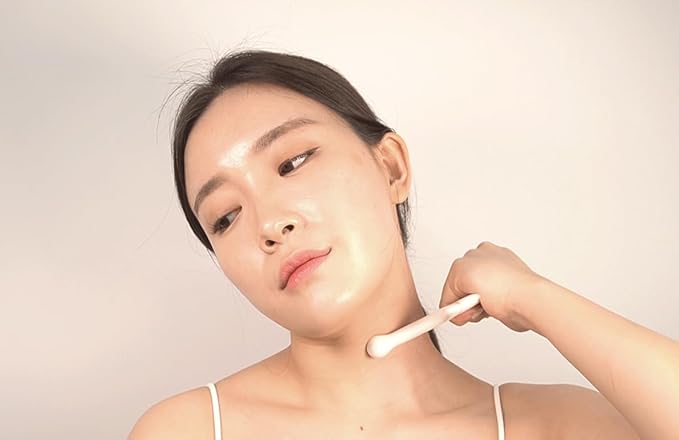 ROYROSA® 로이로사괄사 K-Beauty, 100% Ceramic Guasha, Facial and Body Acupuncture Therapy, Reduce Fine Lines and Wrinkles, Made in South Korea (Royrosa Guasha)