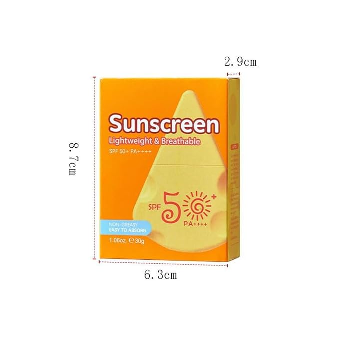 Weightless Sunscreen for Face & Body, Broad Spectrum SPF 50 Sunscreen Cream with Moisturizing Formula, Water Resistant Sunblock, Lightweight, Oil Free