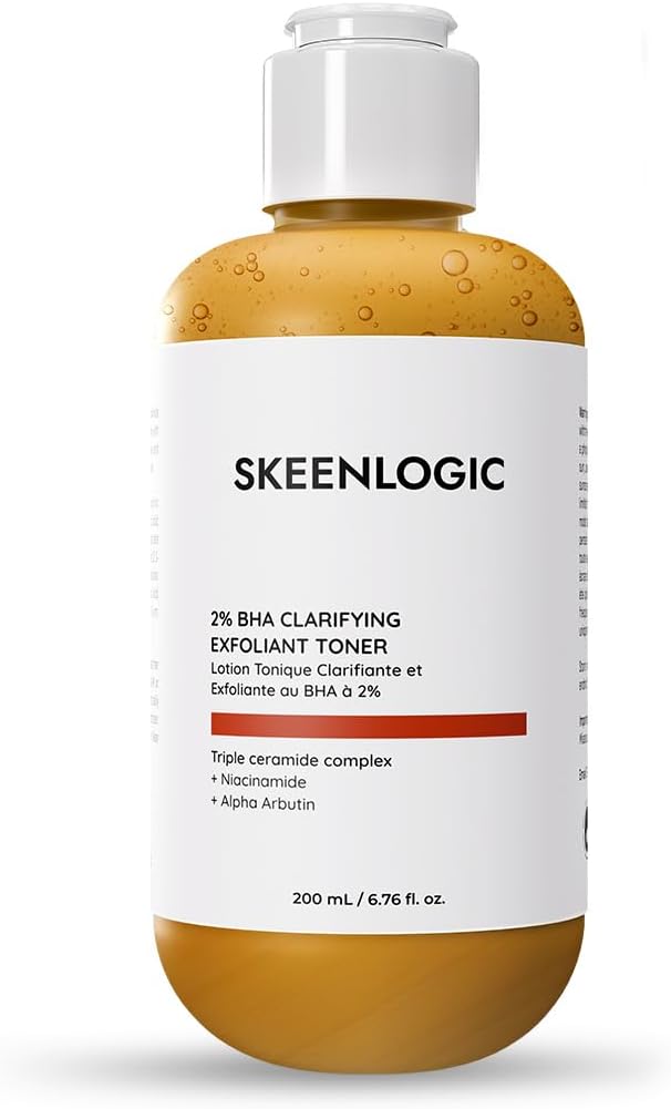 2% Salicylic Acid Blemish & Dark Spot Serum+Toner-Minimizes Pores, Ingrown Hair&keratosis Pilaris–Face&Body, Oily & Combination Skin-with Niacinamide, Alpha-arbutin &Witch Hazel 6.8 FL Oz