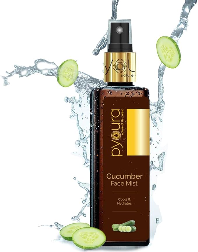 Viva Refreshing Hydrating Cucumber Face Toner Mist 50 ml, Cooling Hydrating Toner for Sunburn, Natural and Alcohol-Free Face Toner, Pore Tightening, Toner for Oily Dry Combination Skin