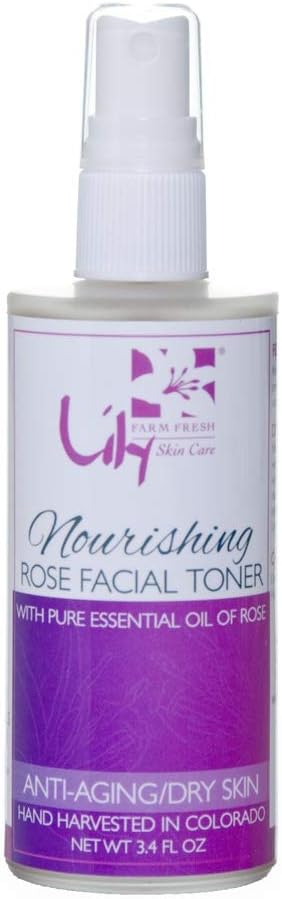 Lily Organics Facial Toner Nourishing Rose for Dry and Mature Skin