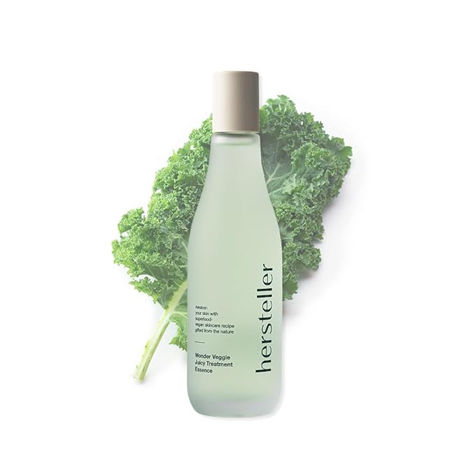 Hersteller Wonder Veggie Juicy Treatment Essence Toner – Korean Hydrating Face Toner with Kale Extract – Vegan, Non-Irritating, for Sensitive Skin – 5.07 fl oz K-Beauty Skincare