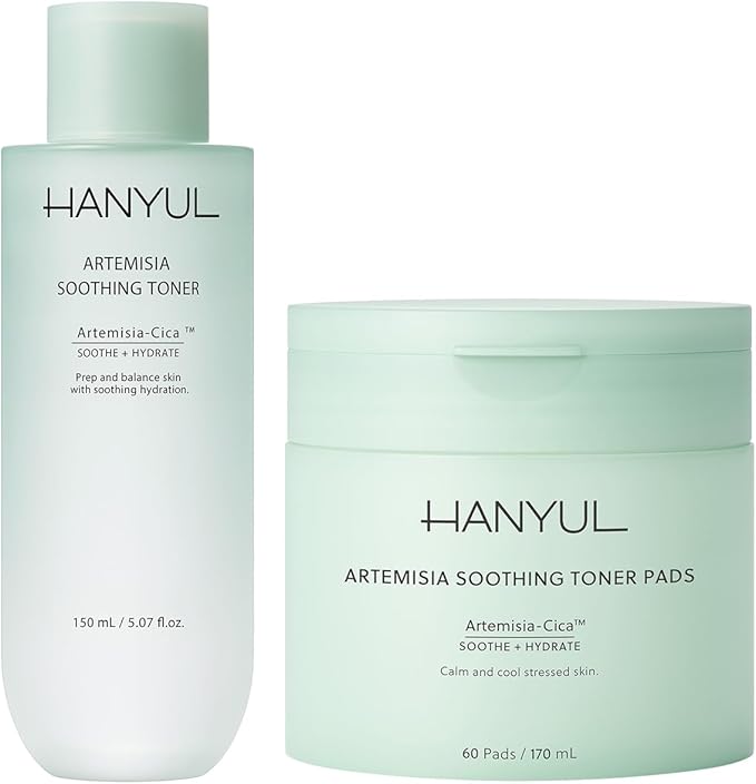 HANYUL Artemisia Toner + Toner Pads