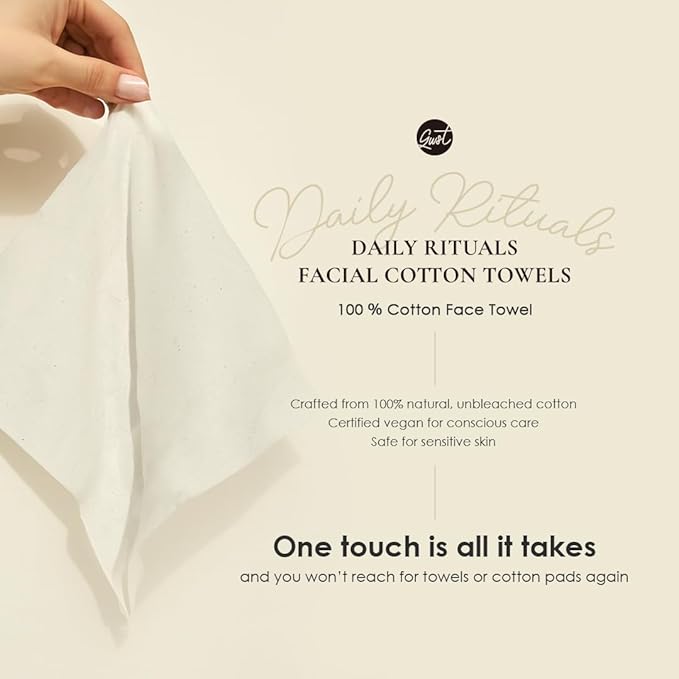 glowiest Peekaboo AHA PHA Toner + Facial Cotton Towels (Large) Bundle | Gentle Exfoliating Toner & Cotton Towel Set