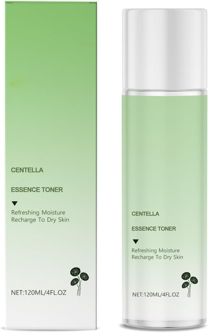 Essence Toner – with Centella Extract & Sodium Hyaluronate, Refreshing Hydration to Help Skin Cope with Seasonal Changes & Look Balanced,120ml / 4 fl oz