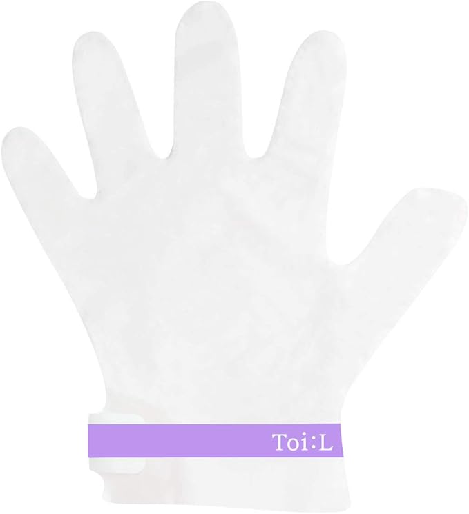 Extra Silky Hand Mask 5 Pairs, Korean Moisturizing Gloves for Dry Hands with White Truffle, Green Caviar & Peptides, Repairing Hand Care Treatment for Aging, Cracked, and Dry Skin