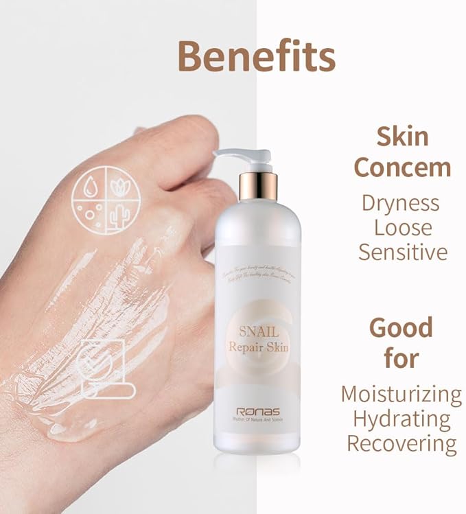Ronas Snail Repair Skin Toner 16.9oz.