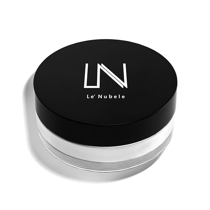Le Nubele Azulene Face Cover Fixing Powder Translucent Setting Powder for All Skin Types and Tones, Pore-Blurring, Matte Finish, Soft-Focus Technology, Korean Makeup, 10g/0.35 oz.