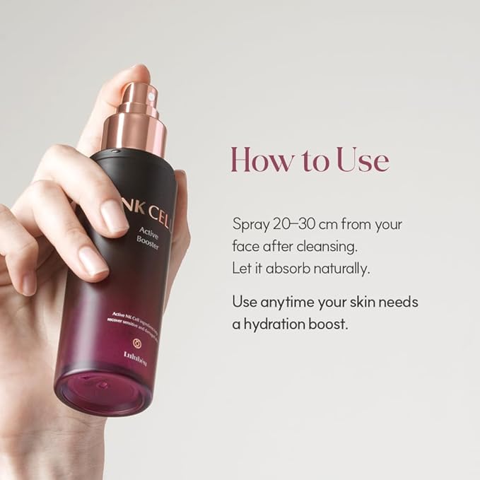 Active Booster Mist with NK Cell Technology, Hydrating & Firming Facial Toner Spray, 3.38 fl oz