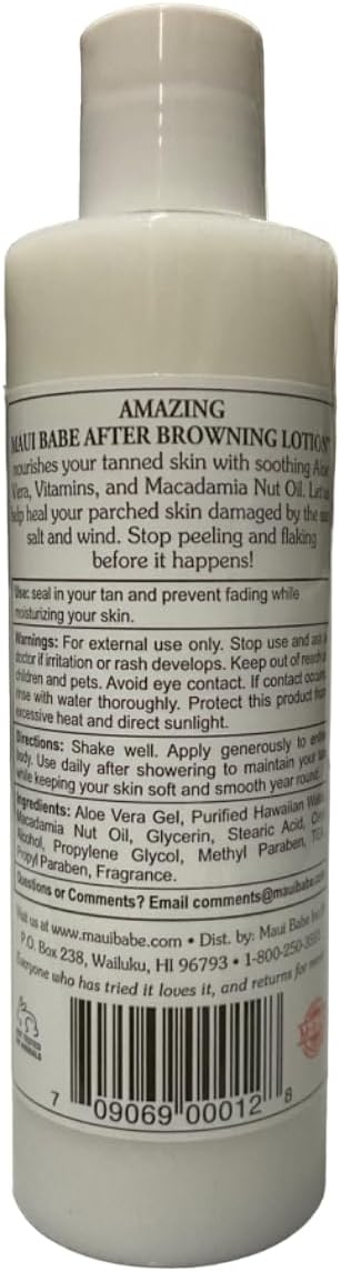 Maui Babe - After Browning Lotion - 8 oz, 6 pack