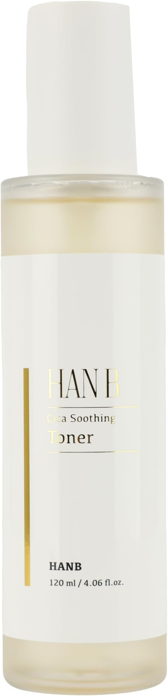 HANB CICA Soothing Toner 120ml – Korean Facial Toner for Sensitive Skin – Centella (CICA) with Golden Hibiscus Extract & Lavender Water – Fragrance-Free, Colorant-Free – Hydrating & Calming Skin Care
