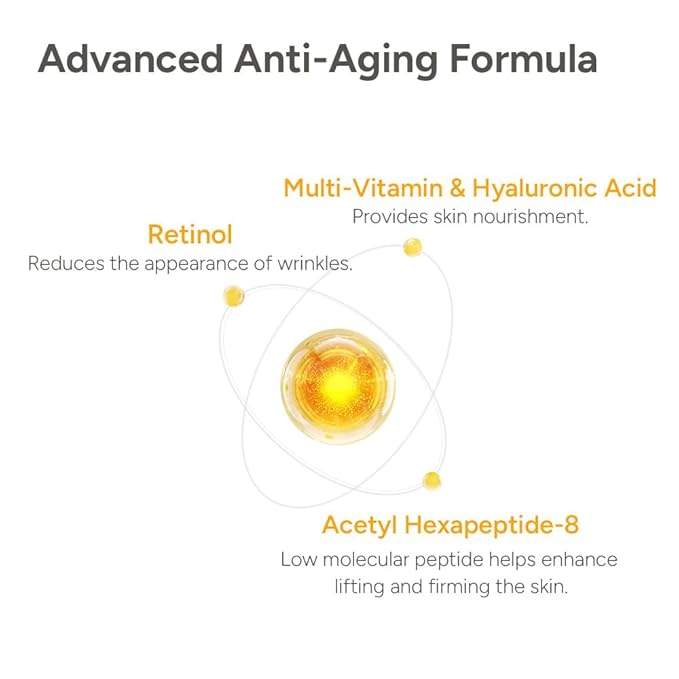SUNGBOON EDITOR Deep Collagen Retinol Tension Boost Up Mask | Retinol & Volufiline | Firm-Looking, Smooth Appearance Care Mask | Face & Neck Care | Korean Skincare, 25g x 4ea