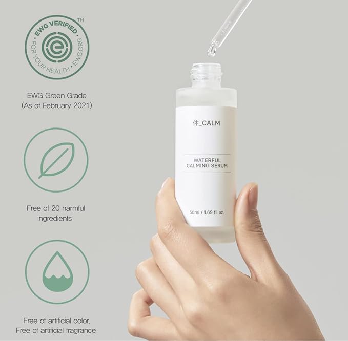 Waterful Calming Serum – 86% Succulent Extract, Niacinamide & Hyaluronic Acid for Deep Hydration & Soothing | Vegan, Fragrance-Free Korean Skincare for Oily, Sensitive & Acne-Prone Skin -1.69 fl.oz.