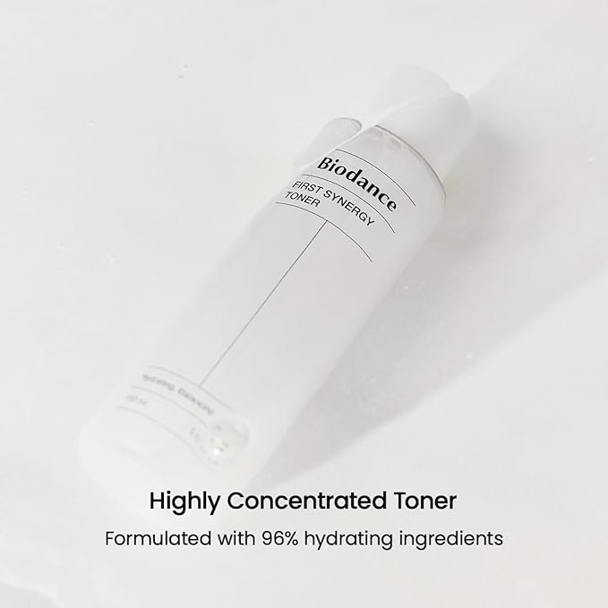 Biodance First Synergy Toner, Moisturizing, Skin Balance Facial Toner with Hyaluronic Acid, Korean Skin Care | 5.07 fl.oz,150ml