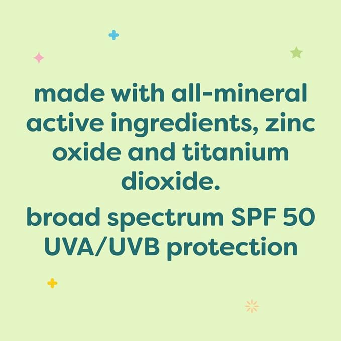 Babyganics SPF 50 Kids Mineral Sunscreen Roller Ball,Totally Tropical | UVA UVB Protection | Octinoxate & Oxybenzone Free-| Water Resistant-| (3 ounce),(Pack of 4)