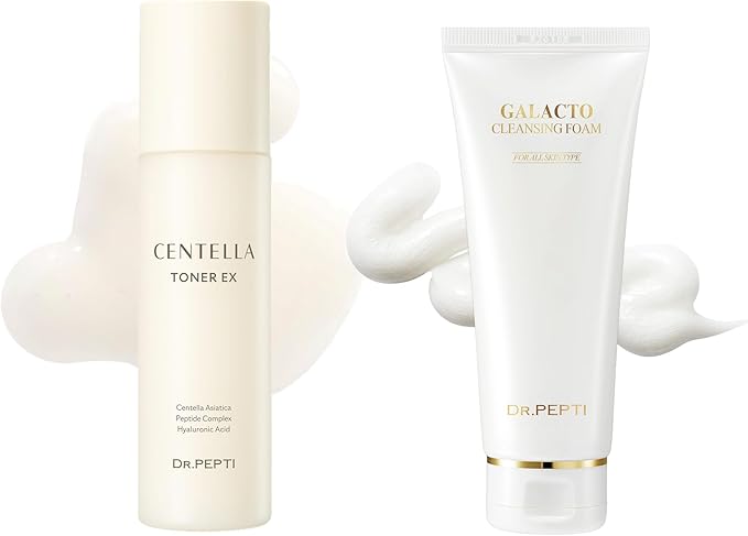 DR.PEPTI Centella Toner EX + DR.PEPTI Galacto Cleansing Foam Bundle