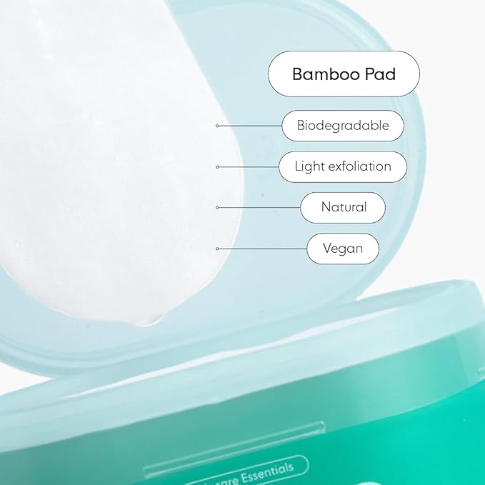 LOOPS Milky Cleanser Korean Skincare - Deep Cleansing and Hydrating Skin Care - Pre-soaked Bamboo Facial Cleansing Pads - Facial Wash with Milky Oil Complex - Oil Cleanser for Face - Pack of 60