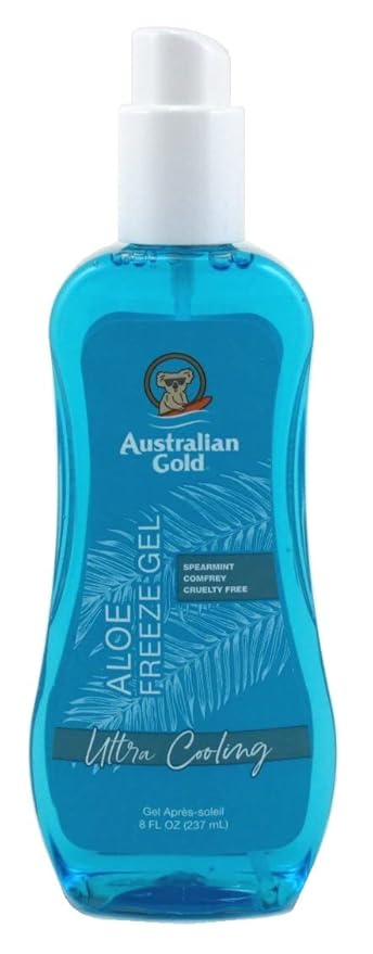 Australian Gold Aloe Freeze Spray Gel 8 Ounce (235ml) (3 Pack)