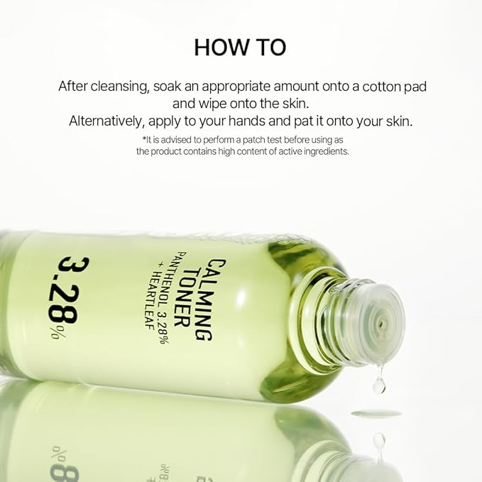 Parnell Panthenol 3.28% Heartleaf Calming Toner (6.76 Fl Oz / 200ml) | Korean Hydrating Toner with B5, Heartleaf & Centella | Ceramide & Hyaluronic Acid for Soothing Redness