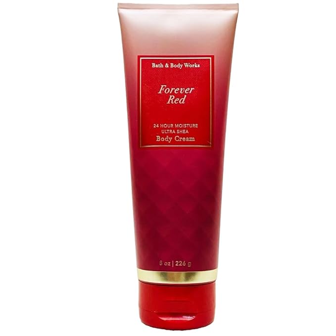Bath & Body Works FOREVER RED Ultra Shea Body Cream 8 Ounce (Packaging Varies)