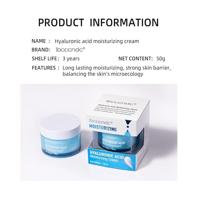 Hydro Boost Hyaluronic Acid Moisturizing Cream, Oil-Free,Face Moisturizer Exclusive For Dry Skin,Long lasting Hydro Boost Moisturizer-1.76 Fl. Oz (Cream)