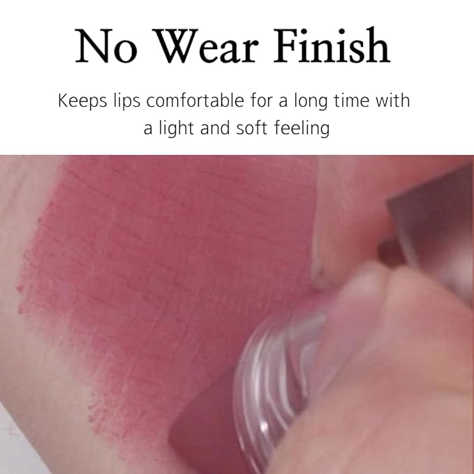 BBIA Last Powder Lipstick Series2 - Powder Matte Lipstick, Full Coverage, Non-Drying Matte Finish, Weightless Velvet Texture, Long-Lasting Lip Makeup, MLBB, Vegan, Korea Lip Makeup (08 EARL GREY)