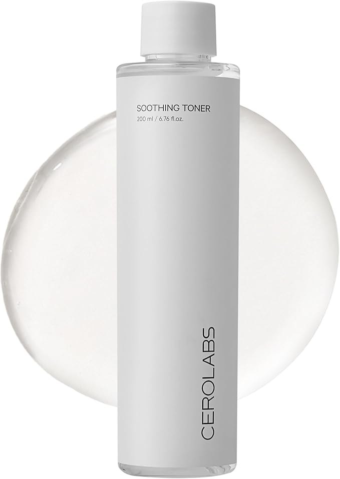 Soothing Toner with Gentle AHA, Hydrating Korean Skincare Toner for Sensitive Skin, Mild Daily Facial Toner, Lightweight K-Beauty Skin Care, Clean Beauty, Vegan