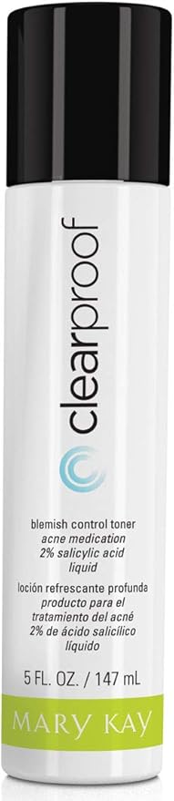 MARY KAY CLEARPROOF BLEMISH CONTROL TONER FOR SKIN WITH ACNE 5 FL OZ LOCION REFRESCANTE PROFUNDA PRODUCTO PARA EL TRATAMIENTO DEL ACNÉ 147 ML