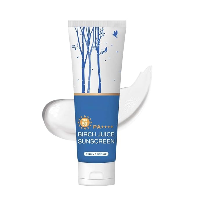 Birch Juice Moisturizing Sunscreen, UV LOCK SPF50 Broad Spectrum, Moist Essence Sunscreen for Face Korean Skincare, No White Cast, 1.69 Fl Oz (1)