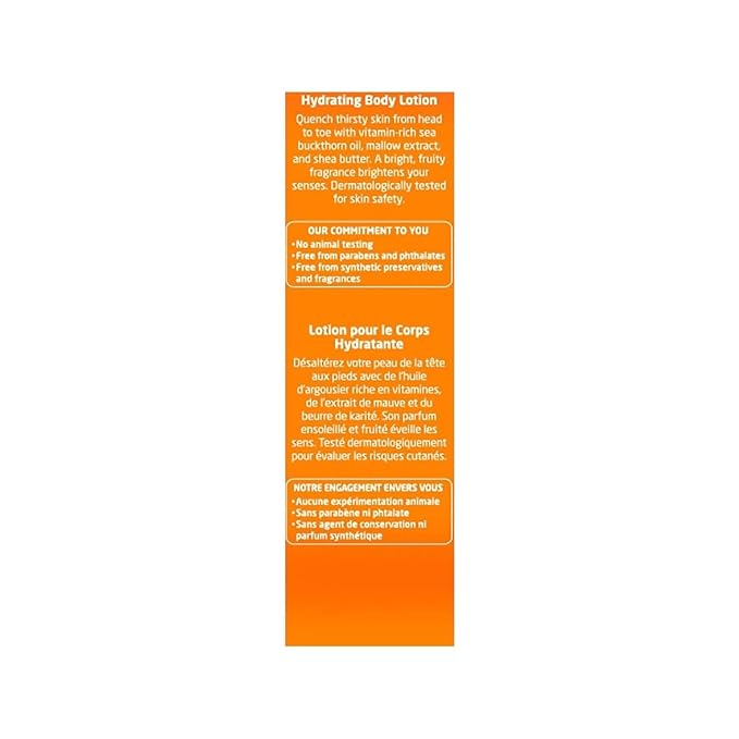 Weleda Hydrating Sea Buckthorn Body Lotion, 6.8 Fluid Ounces (Pack Of 2)