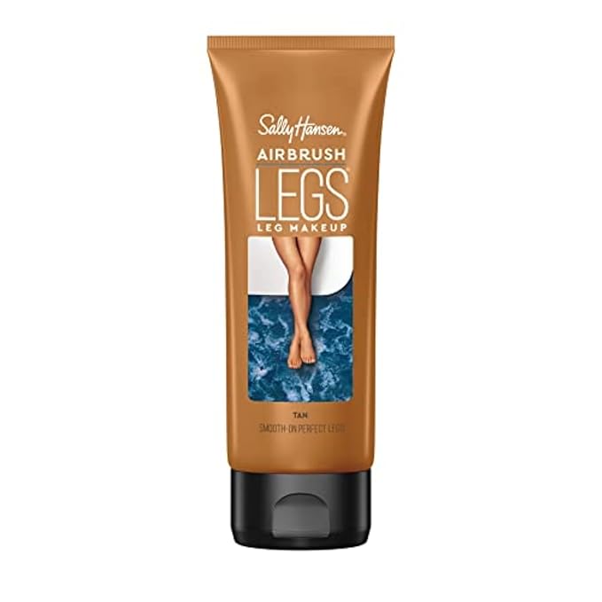 Sally Hansen Airbrush Legs Leg Makeup Lotion | Easy Application, Flawless-Looking Legs, Water-Resistant, Transfer-Proof | Tan | Natural Tan Finish