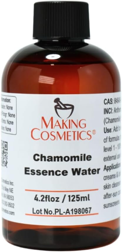 Chamomile Essence Water - 4.2fl oz / 125ml - Skin & Hair Care Ingredients - MakingCosmetics