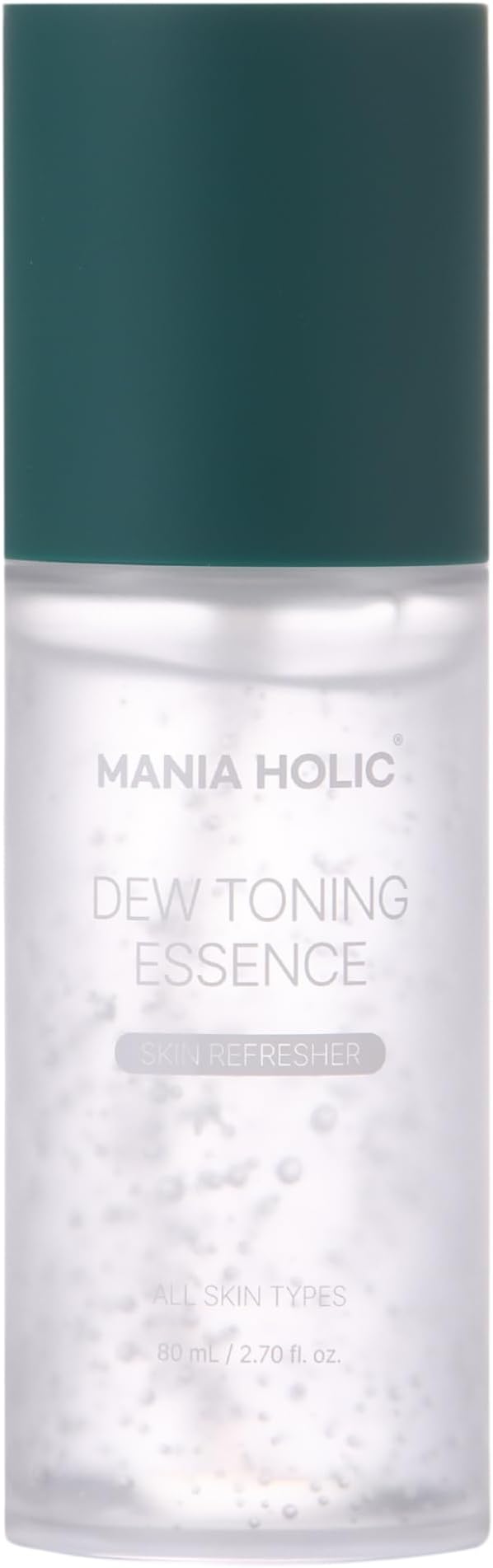 MANIA HOLIC Dew Toning Essence, 2-in-1 Exfoliating Toner Essence Formula with Galactomyces Ferment, Panthenol, & Peptides, Reduces Fine Lines and Wrinkles, Hydrating Korean Skin Care, 2.70 fl oz