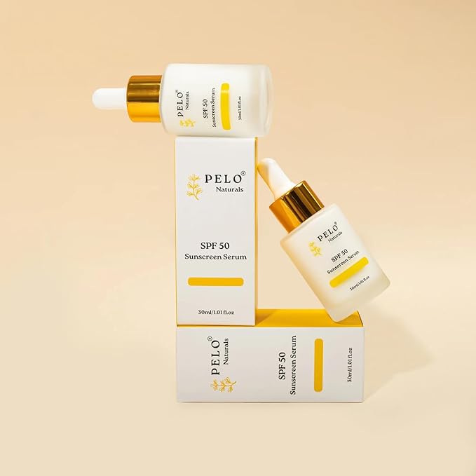 SPF 50 Serum- Lightweight Mineral Facial Sunscreen for All Skin Types- Dewy Glow, No White Cast- Sunscreen for Face with Zinc Oxide, Titanium Dioxide 1oz