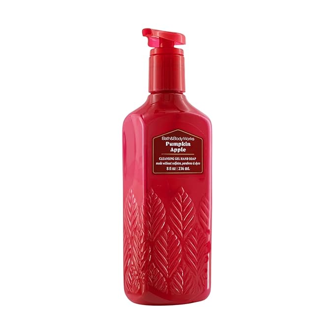 Bath & Body Works Pumpkin Apple Hand Soap, Cleansing Gel, 8 Fl Oz (Pumpkin Apple)