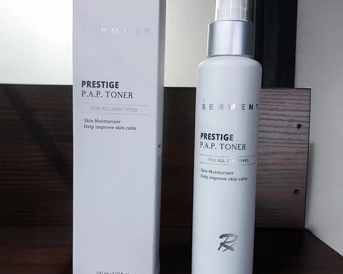 SERMENT Prestige P.A.P Toner 5.1 fl oz – Premium Botanical Toner with Purslane Leaf Extract, Multi-Complex Formula, Hydrating & Refreshing, Made in Korea