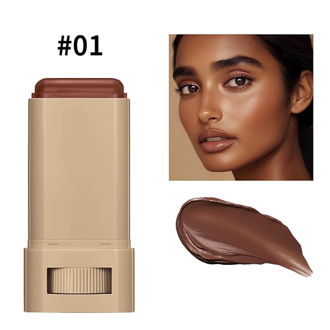 Beauty Balm Serum-Enriched Tinted Moisturizer Stick – Hydrating Lightweight Solid Foundation with Natural Skin Tint Finish, Flawless Sheer to Medium Coverage, Radiant & Dewy Glow, All-Day Wear (1#, 1)