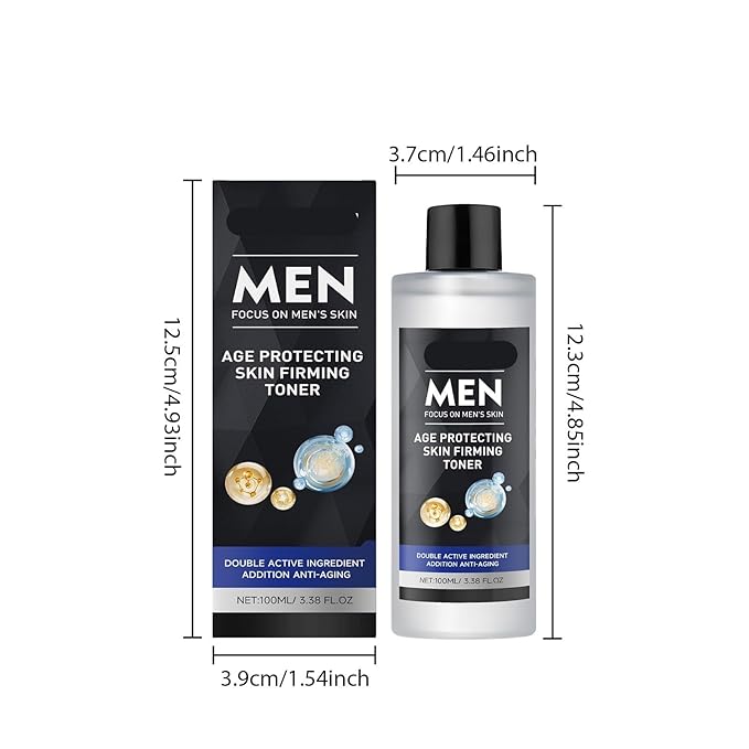Men's Firming Toner - Facial Moisturizer For Hydration, Deep Nourishment & Fine Lines Reduction, Daily Skin Care(3PCS)