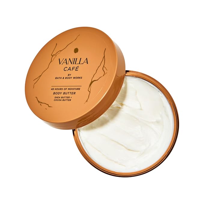 Bath & Body Works Whipped Body Butter For Women - 6.5 oz / 185 g (Vanilla Café)