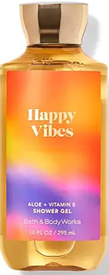 Bath & Body Works Signature Collection Shower Gel For Women10 fl oz (Happy Vibes)