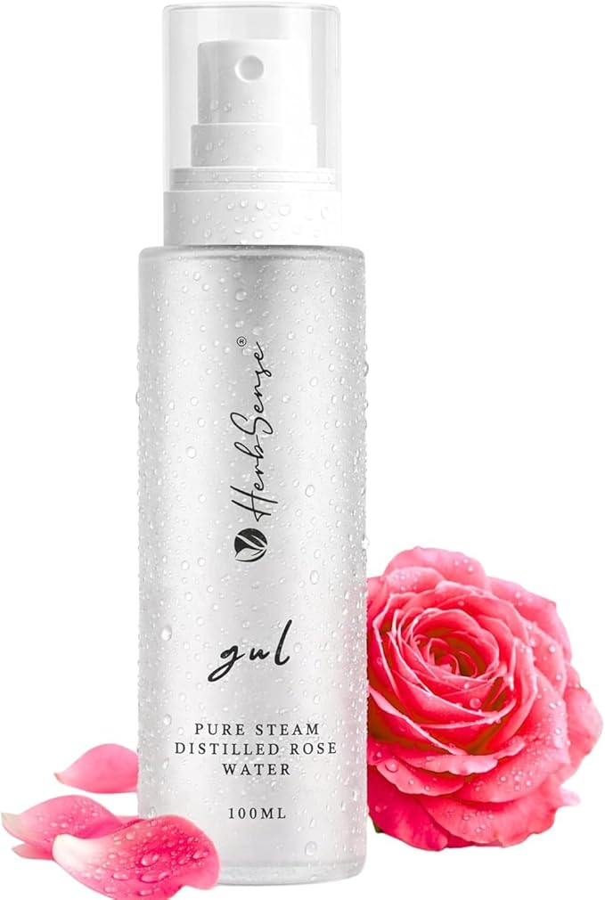 Herb.len.z Gul Pure Steam Distilled Rose Water, 100ml