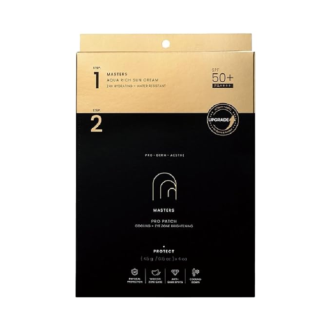 Masters Pro Sun Patch 4 Sheets – SPF 50+ PA++++, Cooling & UV Protection for Outdoor Activities